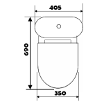 Two-piece Water Closet